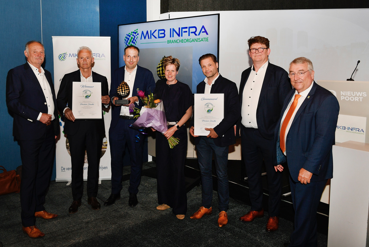 Provincie Drenthe wint MKB INFRA-AanbestedingsAward 2025
