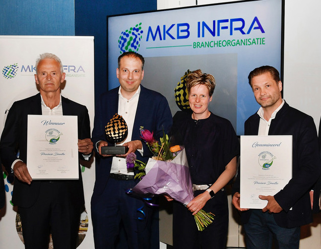 Provincie Drenthe winnaar MKB INFRA-AanbestedingsAward 2025 